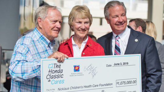 honda classic cares check presentation